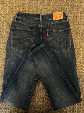 Levi's Jeans deep wash women’s straight leg
